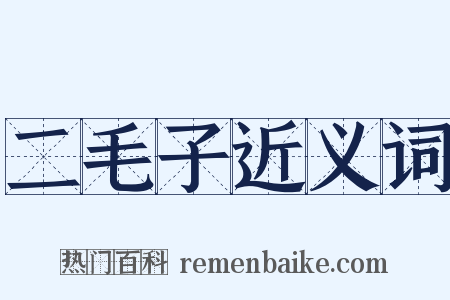 二毛子近义词是什么意思的图片